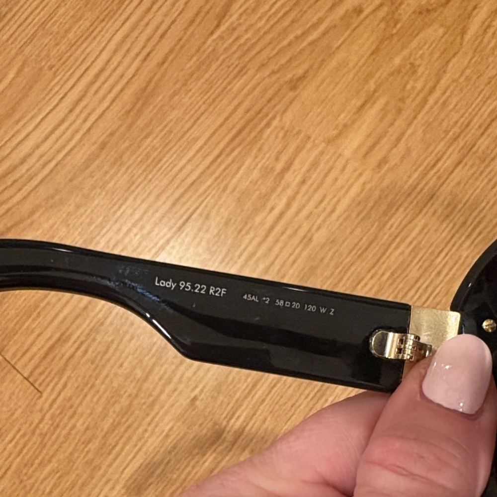 Dior Black Oversized Sunglasses - Picture 5 of 6